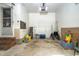 Attached garage with storage, a wheelchair, and various boxes at 108 Pinewood Ave, Rocky Mount, NC 27804