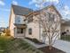 Two-story home featuring a double garage and walkway at 1104 Pemberly Ave, Morrisville, NC 27560