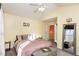 Spacious bedroom with ceiling fan and plenty of natural light at 1123 Southgate Dr, Raleigh, NC 27610