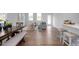 Open floor plan showcasing the dining area, kitchen, and spacious living room at 18 Fairwinds Drive Dr, Lillington, NC 27546