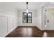 Formal dining room with hardwood floors and window at 195 Daniel Ridge Ln, Roxboro, NC 27574
