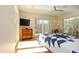 Bright bedroom with modern design, natural light, and a view of the surrounding greenery at 196 Paces Mill Trl, Pittsboro, NC 27312