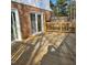 Wooden deck providing ample space for outdoor gatherings with sliding glass door access at 2300 Radius Cir, Sanford, NC 27330