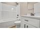 Bathroom features a tub/shower combo and a vanity at 2857 Greenbrook Dr, Wendell, NC 27591