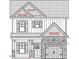 New construction two-story home with stone and shake accents and an attached front-entry garage at 4166 Darroch Rd, Lillington, NC 27546