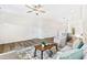 Bright living room featuring hardwood floors and a cozy seating area at 435 Iris Bryant Rd, Dunn, NC 28334