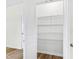 Walk-in pantry with wire shelving at 435 Iris Bryant Rd, Dunn, NC 28334