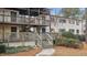 Two-story building with wooden decks and stairs at 550 Pine Ridge Pl, Raleigh, NC 27609