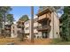 Building exterior showcasing multiple units and balconies at 550 Pine Ridge Pl, Raleigh, NC 27609