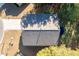 Housetop view showing roof and backyard trampoline at 98 Panmure, Rocky Mount, NC 27804