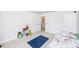 bedroom with twin bed and storage shelving at 98 Panmure, Rocky Mount, NC 27804