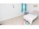 Small bedroom with twin bed and rainbow rug at 98 Panmure, Rocky Mount, NC 27804