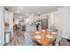 Eat in kitchen with a dining table and chairs at 98 Panmure, Rocky Mount, NC 27804