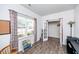 Bright home office features built-in shelving and hardwood floors at 98 Panmure, Rocky Mount, NC 27804
