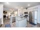 Modern kitchen with stainless steel appliances and island at 98 Panmure, Rocky Mount, NC 27804