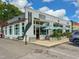Modern restaurant exterior with ample outdoor seating and contemporary design elements at 1000 Norris St, Raleigh, NC 27604