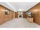 Finished basement recreation room at 1007 Glen Eden Dr, Raleigh, NC 27612