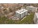 Aerial view of building and surroundings at 1300 St Marys St # 404, Raleigh, NC 27605