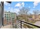 Balcony overlooking the city and surrounding landscape at 1300 St Marys St # 404, Raleigh, NC 27605