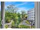 Balcony offering treetop and city views at 1300 St Marys St # 404, Raleigh, NC 27605