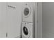 Stackable washer and dryer in unit at 1300 St Marys St # 404, Raleigh, NC 27605