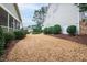 Spacious backyard with lush landscaping and privacy, perfect for outdoor enjoyment at 1400 Basley St, Wake Forest, NC 27587