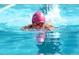 Swimmer with cap and goggles in a pool, capturing a dynamic shot of the sport at 1701 Drayton Hall Ln, Sanford, NC 27330