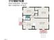 734 sq ft home with 2 bedrooms, 1 bath, and patio at 1712 Rosetta Dr, Durham, NC 27701