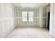Unfinished room with window ready for renovation at 1725 Burnette Garden Path, Raleigh, NC 27612
