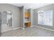 Breakfast nook with built-in desk and window seat at 2901 Alder Ridge Ln, Raleigh, NC 27603