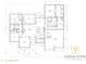 First floor plan showcasing a spacious layout with four bedrooms, and an open concept kitchen and living area at 3904 Cedar Knolls Dr, Youngsville, NC 27596