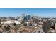 Stunning aerial view showcasing the city skyline at 504 Branch St, Raleigh, NC 27601