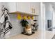 Kitchen detail showing quartz countertop and yellow coffee mugs at 504 Branch St, Raleigh, NC 27601