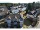 Aerial view of townhouses and community at 5409 Crescentview Pkwy, Raleigh, NC 27606