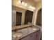 Bathroom with double vanity and granite countertop at 5409 Crescentview Pkwy, Raleigh, NC 27606