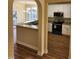 Kitchen with white cabinets, granite countertops, and stainless steel appliances at 5409 Crescentview Pkwy, Raleigh, NC 27606