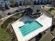 Community lap pool and pavilion at 5409 Crescentview Pkwy, Raleigh, NC 27606