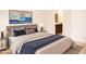 Spacious bedroom with plush bedding and en-suite bathroom access at 705 Traditions Grande Blvd, Wake Forest, NC 27587