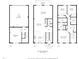 Three-story floor plan showing a two-car garage, bonus room, and multiple bedrooms at 705 Traditions Grande Blvd, Wake Forest, NC 27587