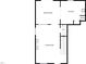 One-story home floor plan featuring a living room, dining room, kitchen, and pantry at 83 Valleyfield Dr, Clayton, NC 27527