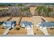 Aerial view of a house and surrounding neighborhood at 139 Red Angus Dr, Smithfield, NC 27577