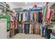 Large walk-in closet with ample hanging and shelving space at 139 Red Angus Dr, Smithfield, NC 27577