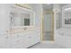 Bathroom with double vanity and walk-in shower at 2008 Joelene Dr, Rocky Mount, NC 27803
