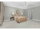 Bright bedroom with carpeted floor and ceiling fan at 2008 Joelene Dr, Rocky Mount, NC 27803