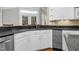 Modern kitchen with stainless steel appliances and granite counters at 2008 Joelene Dr, Rocky Mount, NC 27803