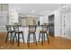 Kitchen island with seating for three in a bright kitchen at 2008 Joelene Dr, Rocky Mount, NC 27803