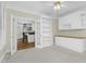 Home office features built-ins and kitchen views at 2008 Joelene Dr, Rocky Mount, NC 27803