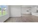 Bright dining area with hardwood floors and a view to the kitchen at 7565 Michelle Rd, Rocky Mount, NC 27803