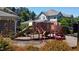 Community playground area with play structure and safety ground cover at 814 Providence Glen Dr, Chapel Hill, NC 27514