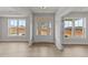 Bright and spacious entryway with hardwood floors and large windows at 88 Tennyson Dr, Garner, NC 27529